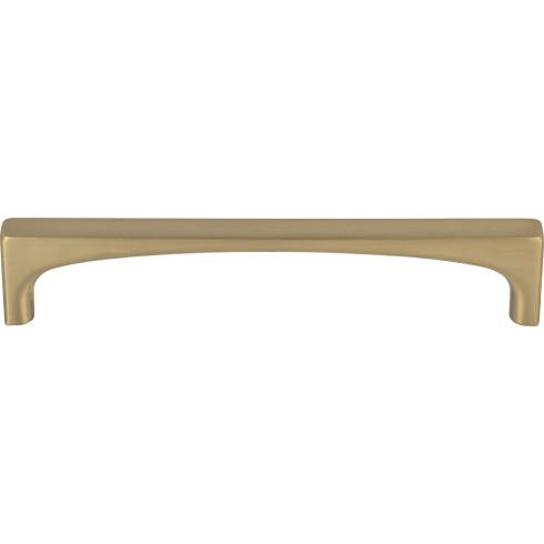 Top Knobs TK1013HB Riverside Pull 5 1/16 Inch CC Honey Bronze