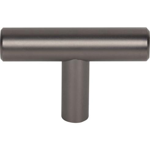 Top Knobs M2451 Hopewell T Handle 2 Inch Ash Gray
