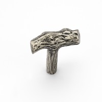 Schaub Cast Bronze Mountain 2 inch Knob in Italian Nickel