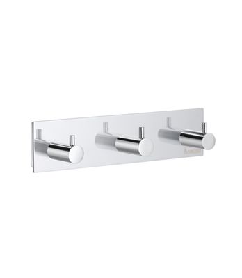 Smedbo Pool Collection Triple Hook - Polished Chrome