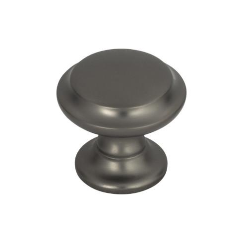Top Knobs TK1050AG Barrow Knob 1 1/4 Inch Ash Gray