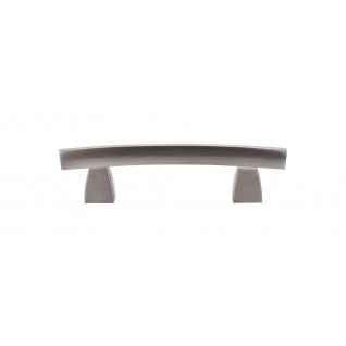 Top Knobs TK3BSN Sanctuary I Arched Pull 3 CC Inch Brushed Satin Nickel