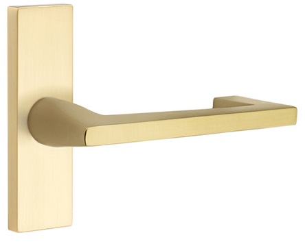 Emtek Argos Lever with 1.5" x 5" Stretto Rosette