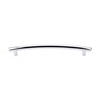 Top Knobs TK170PC Curved Appliance Pull 12 Inch CC Polished Chrome
