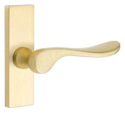Emtek Luzern Lever with 1.5" x 5" Stretto Rosette