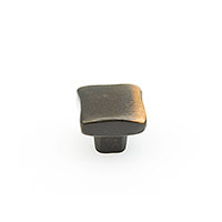 Schaub Vinci Knob 1 inch dia Antique Bronze