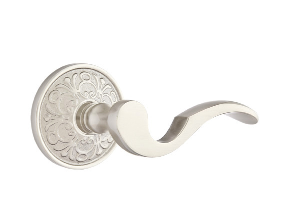 Emtek Cortina Lever with Lancaster Rosette