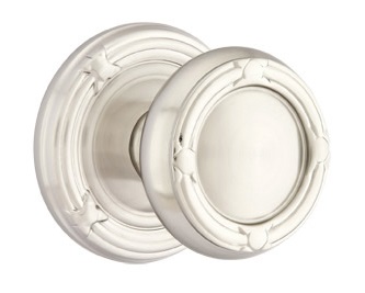 Emtek Ribbon & Reed Knob with Ribbon & Reed Rosette