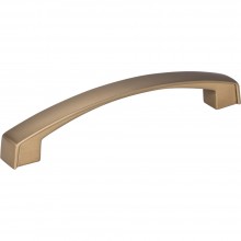 Hardware Resources Merrick 128 mm CC Cabinet Pull in Satin Bronze