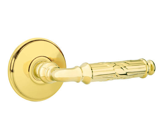 Emtek Ribbon & Reed Lever with Watford Rosette