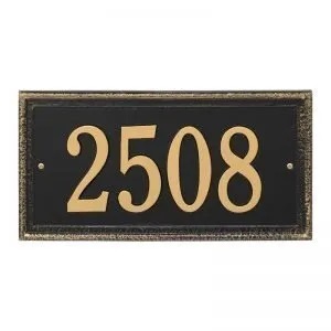 Whitehall Personalized Masons Rectangle Plaque - Standard - 1 line