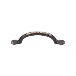 Top Knobs Britannia Collection M41 Warwick Fixed Pull 3 3/4 Inch Dark Antique Brass