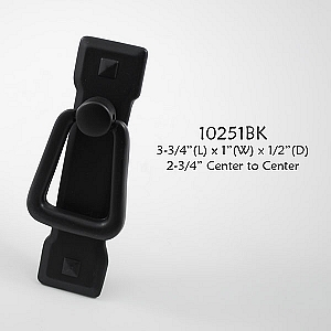 Residential Essentials 10251 Cabinet Pull in Black
