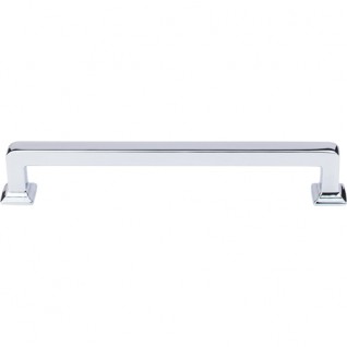 Top Knobs TK705PC Ascendra Pull 6 5/16 Inch CC Polished Chrome