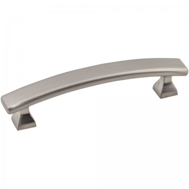 Hardware Resources Hadly 3-3/4 Inch CC Cabinet Pull - Satin Nickel