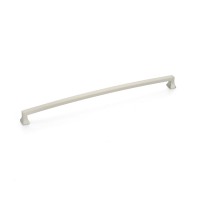 Schaub Menlo Park Arched Pull 12 inch cc Satin Nickel