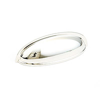 Schaub Traditional Design Cup Pull 4 5/8 inch cc Polished Nickel