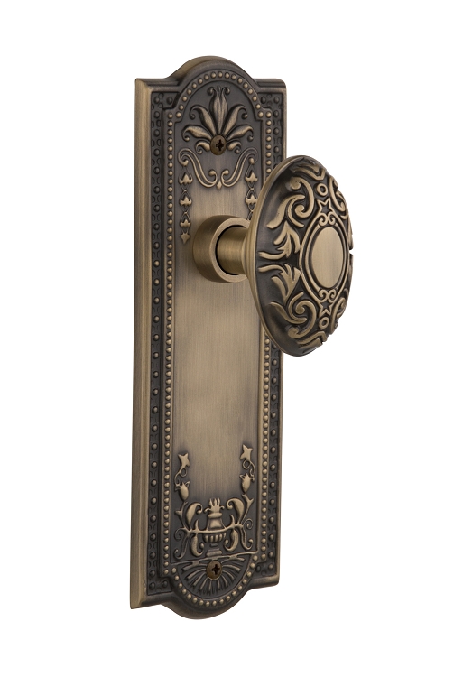 Nostalgic Warehouse Meadows Plate with Victorian Knob
