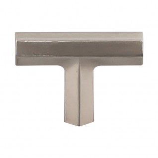 Top Knobs TK790BSN Lydia 1 3/4 inch T Knob Brushed Satin Nickel