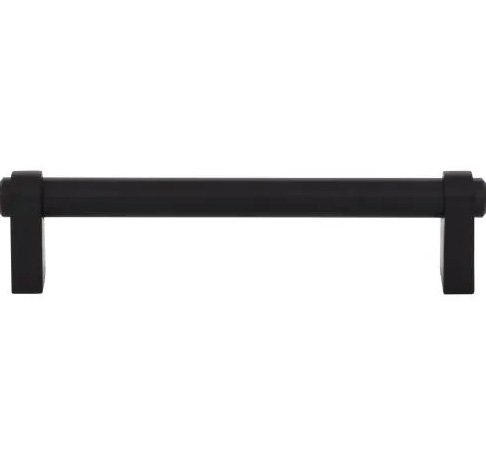 Top Knobs TK3211BLK Lawrence Pull 5 1/16 Inch CC Flat Black