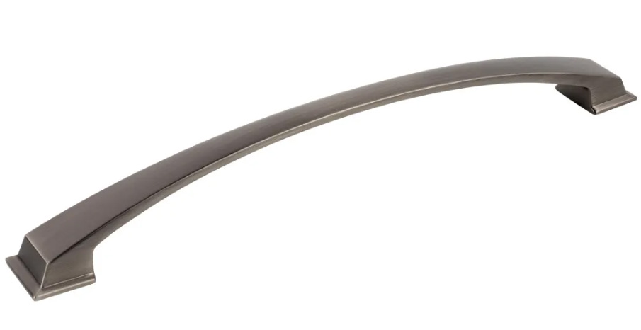 Hardware Resources 12" CC Brushed Pewter Arched Roman Appliance Handle