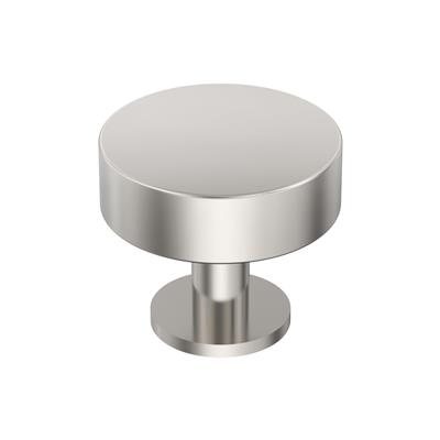 Amerock Radius 1-1/4 Inch Cabinet Knob Polished Nickel