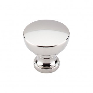 Top Knobs M1321 Bergen Knob 1 1/4 Inch Polished Nickel