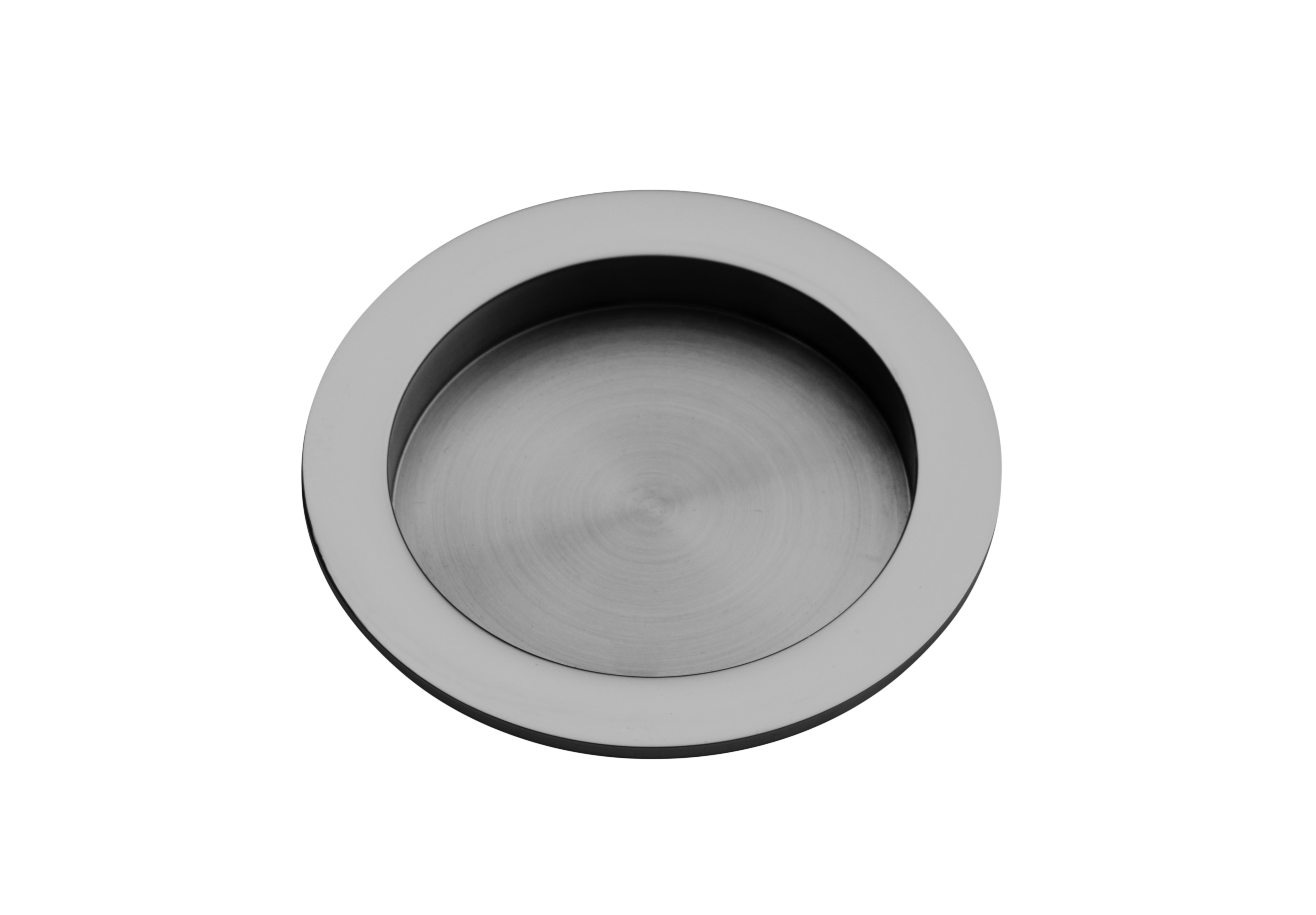 Linnea Round Flush Pull RPR-66, Satin Stainless Steel