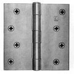 Hager 4 Inch Door Hinges with Square Corner (Pair)