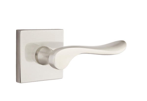Emtek Luzern Lever Handle with Square Rosette
