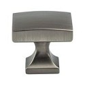 Berenson Epoch Edge Knob 1-3/8 Inch Long Vintage Nickel