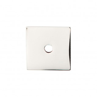 Top Knobs TK94PN Sanctuary I Square Backplate 1 Inch Polished Nickel
