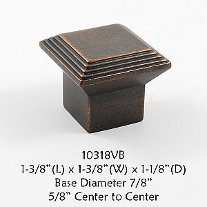 Residential Essentials 10318 Cabinet Knob in Venetian Bronze