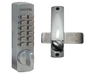 Lockey Style C120 Surface/Rim Mount Digital Keyless Combination Lock
