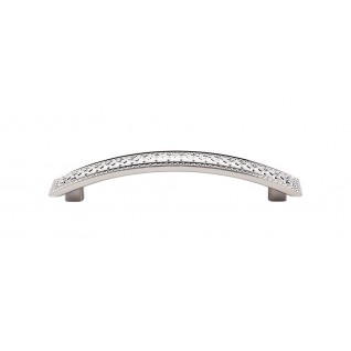 Top Knobs TK175PN Trevi Crest Pull 5 Inch CC Polished Nickel
