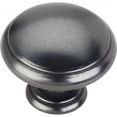 Hardware Resources Gatsby 1-3/16 Inch Cabinet Knob - Gun Metal