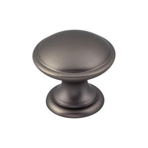Top Knobs M2170 Rounded Knob 1 1/4 Inch Ash Gray