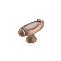 Schaub French Farm 1 7/8 inch Diameter Oval Knob in Empire Bronze