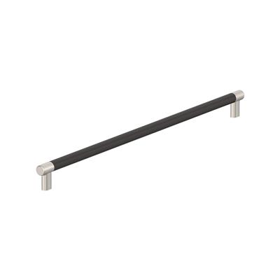 Amerock Esquire 24 Inch cc Appliance Pull Satin Nickel/Oil-Rubbed Bronze