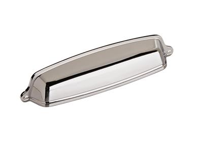 Amerock Stature 5-1/16 Inch Cup Pull Polished Chrome