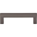 Top Knobs M2158 Square Bar Pull 3 3/4 Inch CC Ash Gray