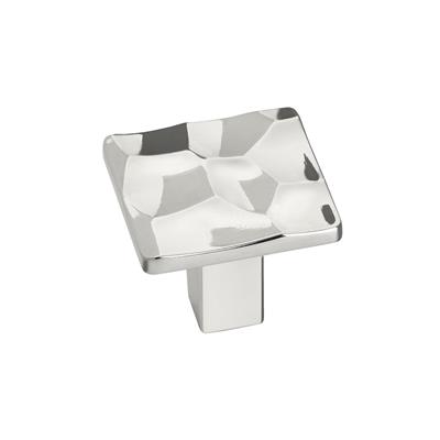 Amerock Kamari 1-3/16 Inch Square Cabinet Knob Polished Nickel
