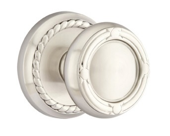 Emtek Ribbon & Reed Knob with Rope Rosette