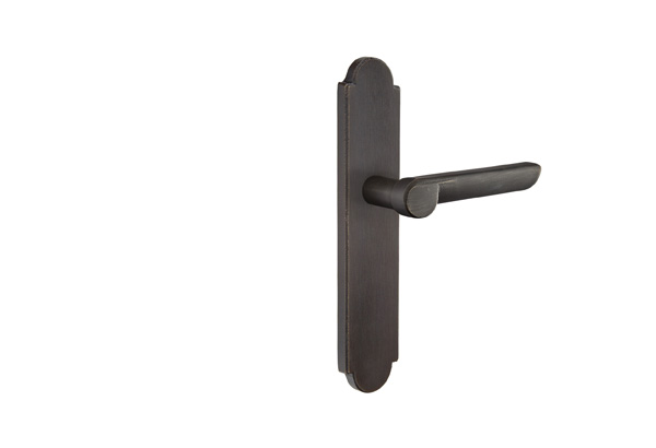 Emtek Configuration 6 Sandcast Arched 2X10 Multi Point Lock Trim Only