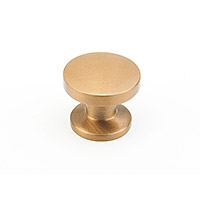 Schaub Northport 1 3/8 inch Diameter Round Knob in Brushed Bronze