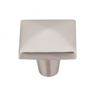 Top Knobs M2062 Aspen II Square Knob 1 1/2 Inch Brushed Satin Nickel