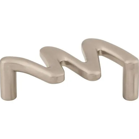 Top Knobs M564 Squiggle Pull 2 1/2 Inch CC Brushed Satin Nickel