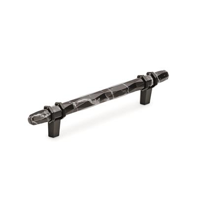 Amerock Carrione 6-5/16 Inch cc Cabinet Pull Marble Black/Black Bronze