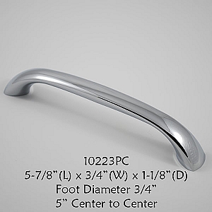 Residential Essentials 10223 Cabinet Pull in Polished Chrome