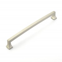 Schaub Menlo Park Arched Appliance Pull 15 inch cc Satin Nickel